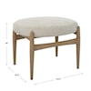 Uttermost Acrobat Acrobat Off-White Small Bench