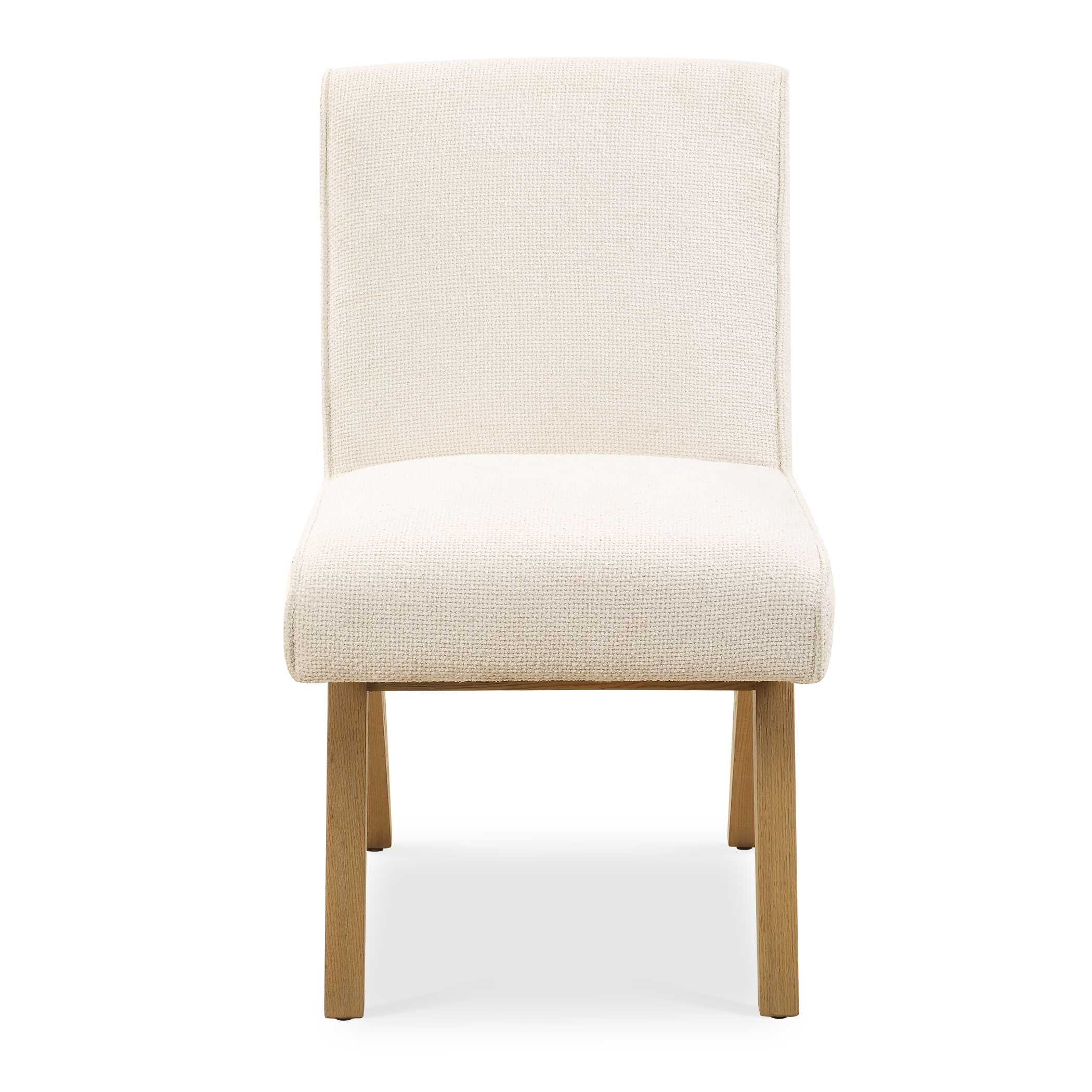 Blakely White Armless Dining Chair
