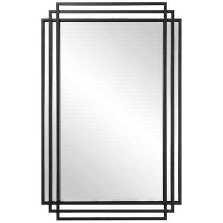 Amherst Black Iron Mirror