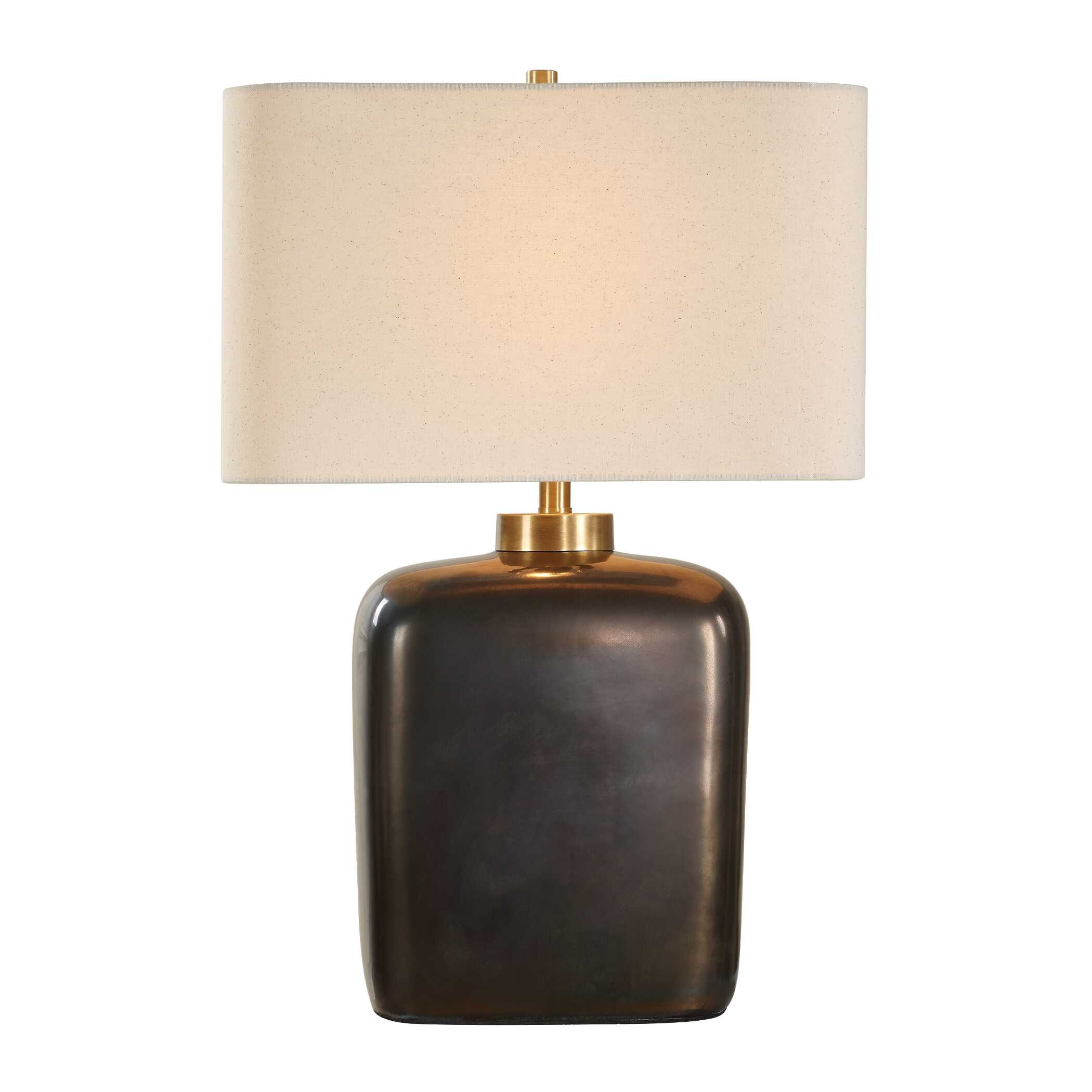 Uttermost Quentin Quentin Dark Bronze Table Lamp