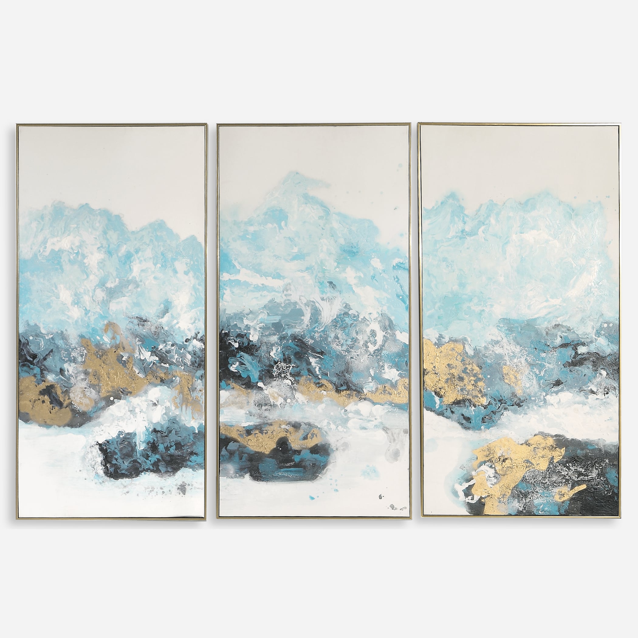 Crashing Waves Abstract Art