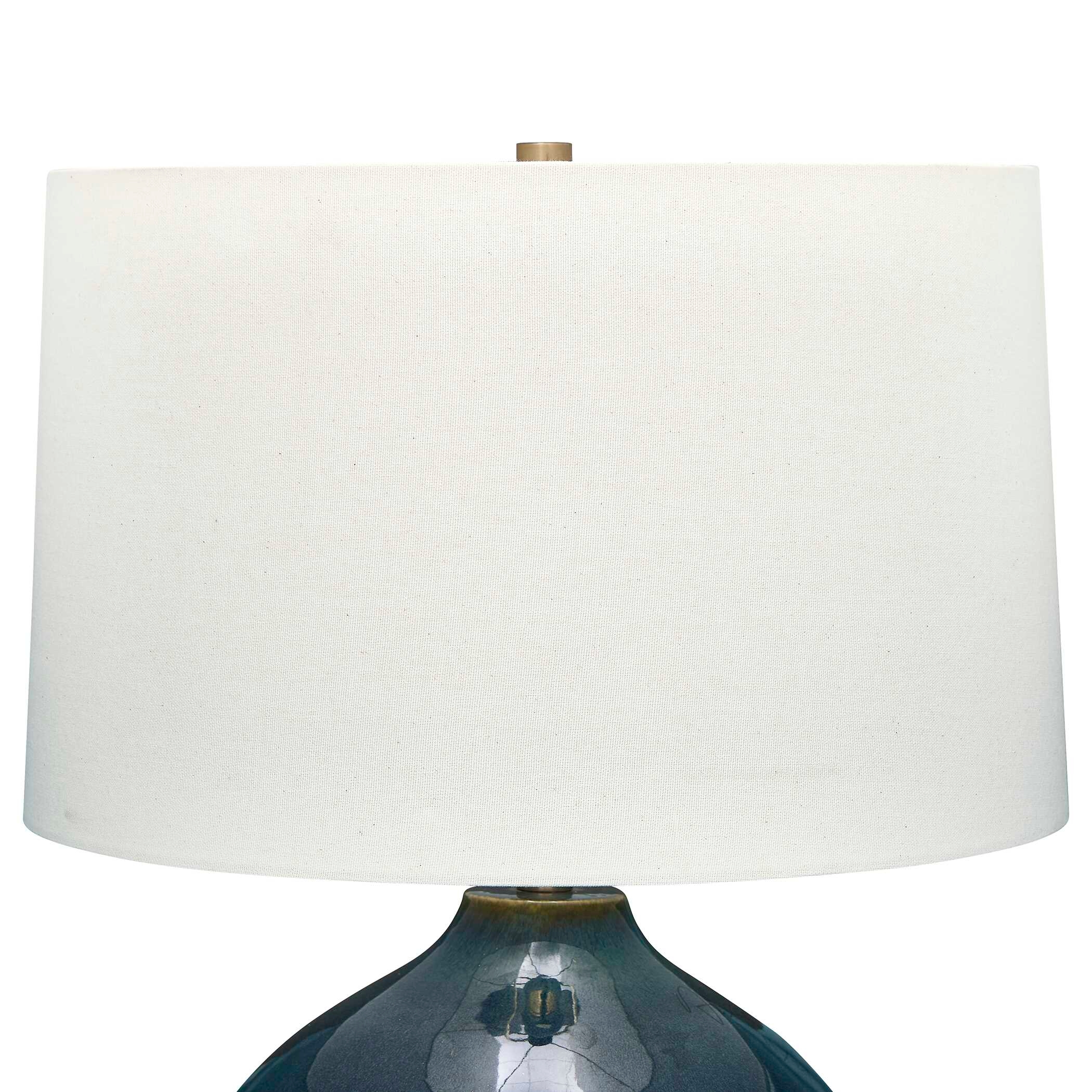 Corrine Deep Blue Table Lamp