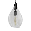 Uttermost Lighting Fixtures - Pendant Lights Campester 1 Light Watered Glass Mini Pendant