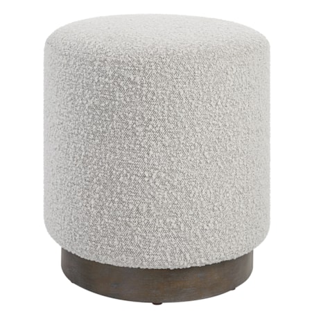 Avila Light Gray Ottoman