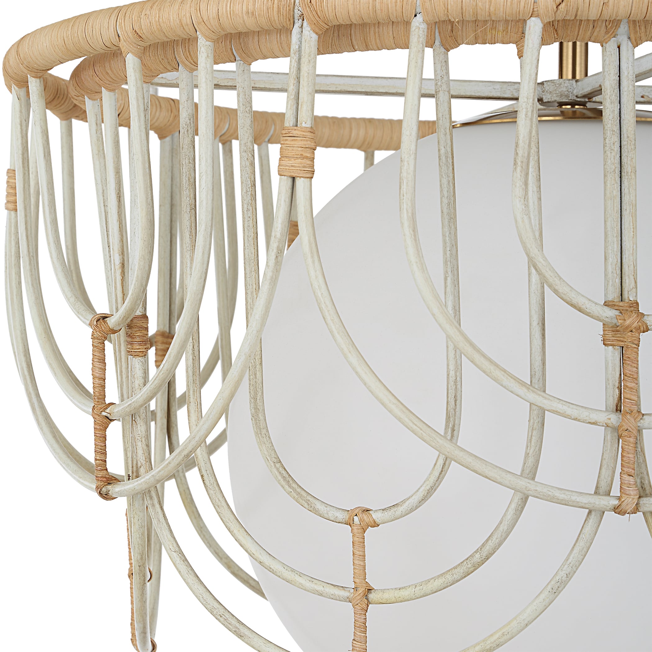 Uttermost Arches Arches 1 Light Rattan Pendant