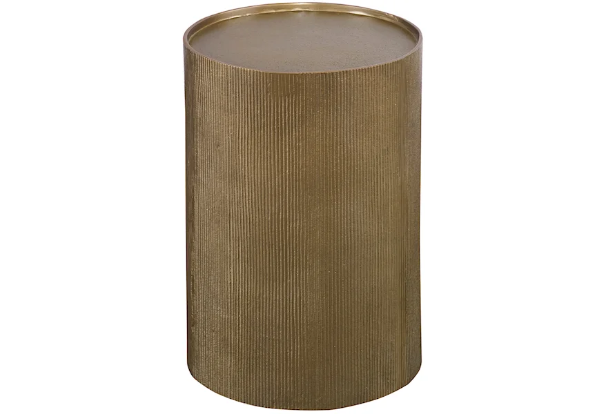 Accent Furniture - Occasional Tables Adrina Drum Accent Table by Uttermost at Factory Direct Furniture