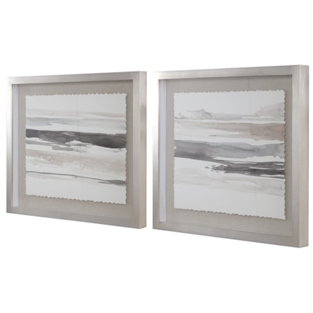 Neutral Landscape Framed Prints, Set/2