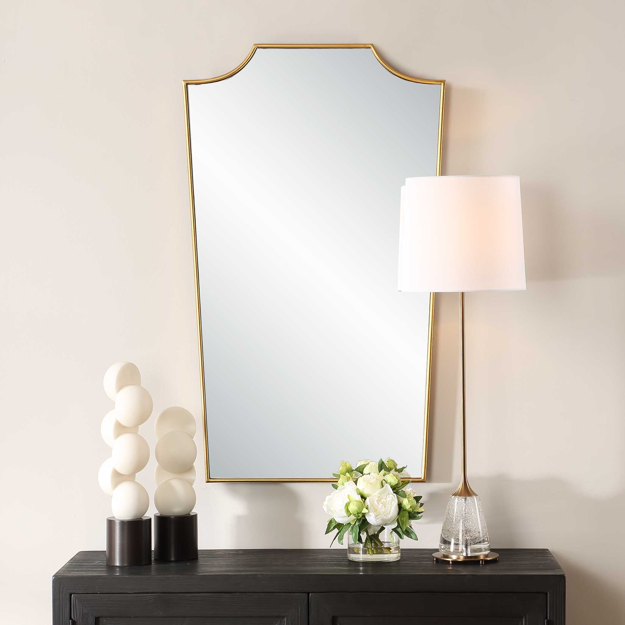 Uttermost Demure Demure Antique Gold Mirror