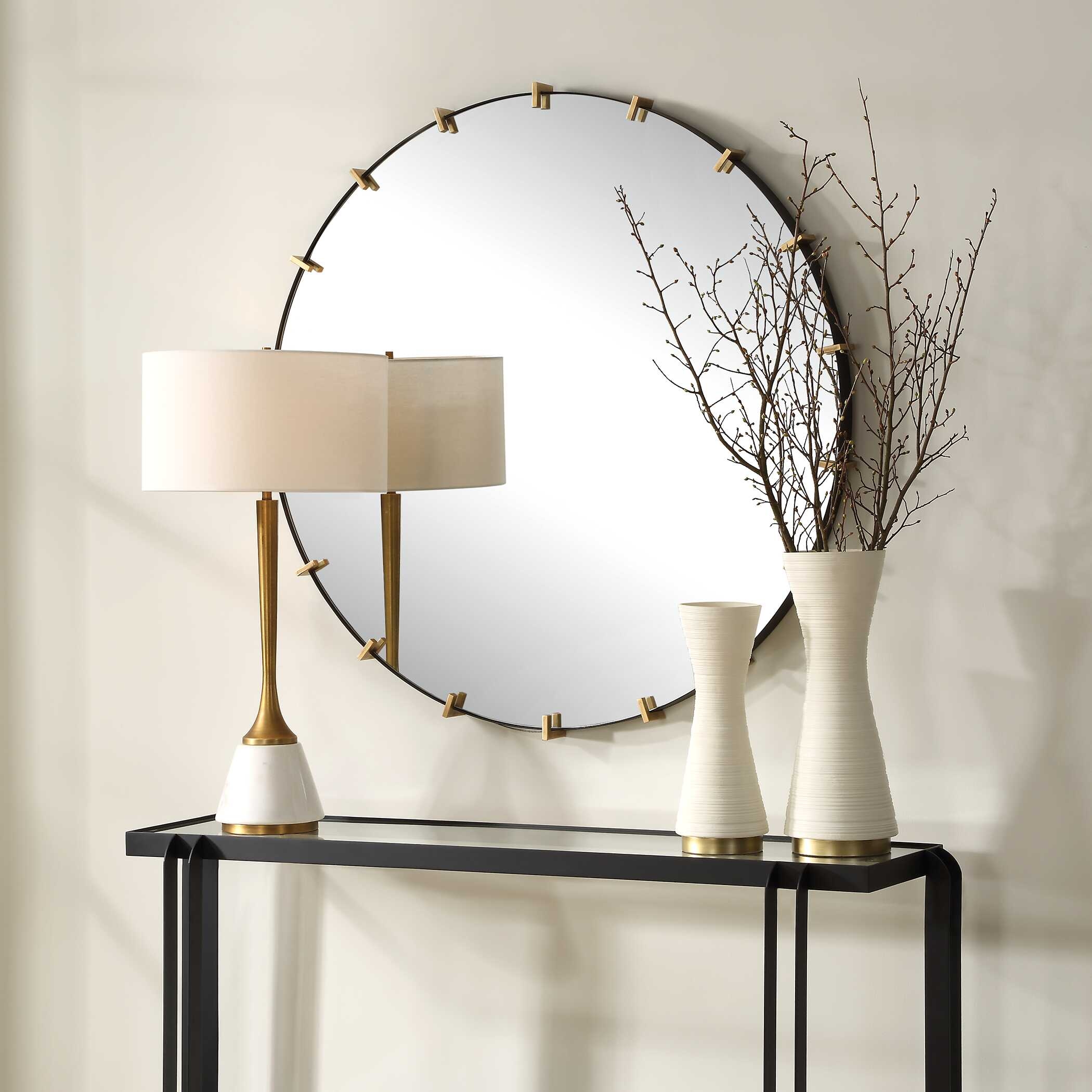 Uttermost Pali Pali Industrial Round Mirror