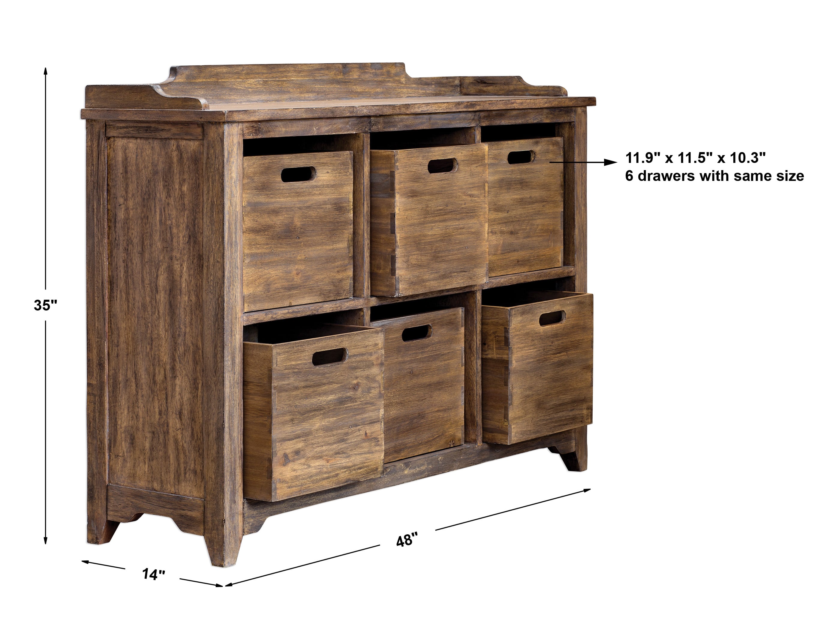 Uttermost Accent Furniture - Chests Ardusin Driftwood Hobby Cupboard
