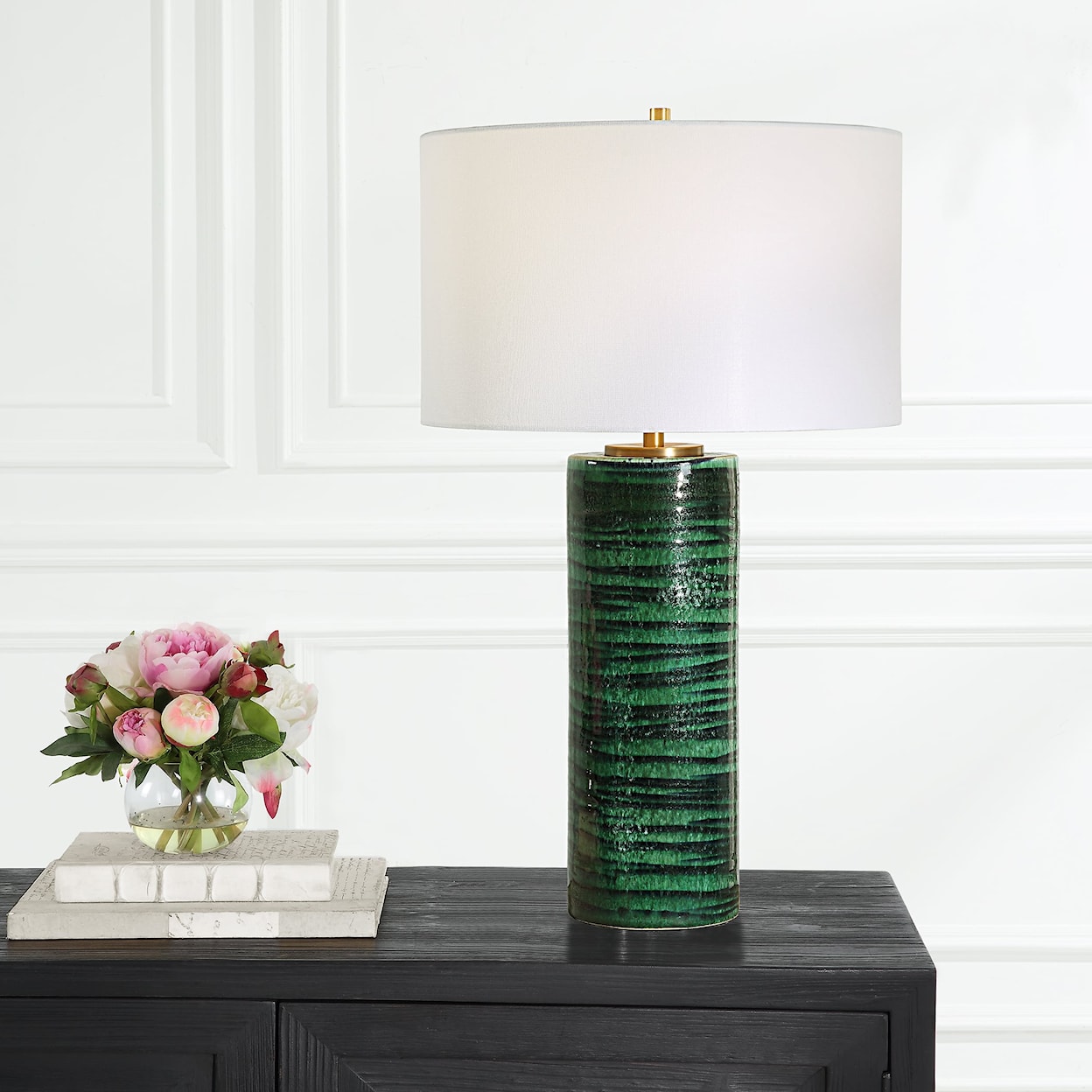 Uttermost Galeno Galeno Emerald Green Table Lamp