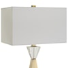 Uttermost Arete Arete Modern Brass Table Lamp