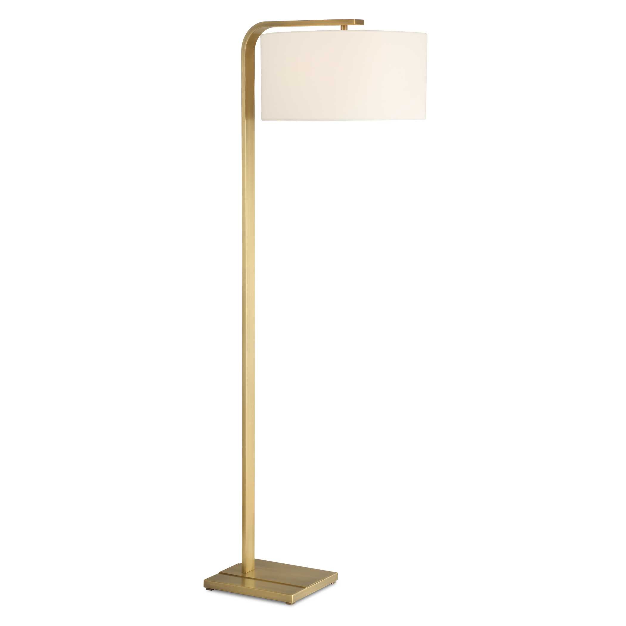 Laight Antique Brass Floor Lamp
