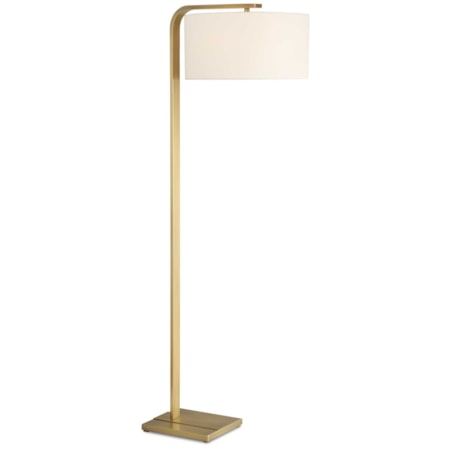 Laight Antique Brass Floor Lamp