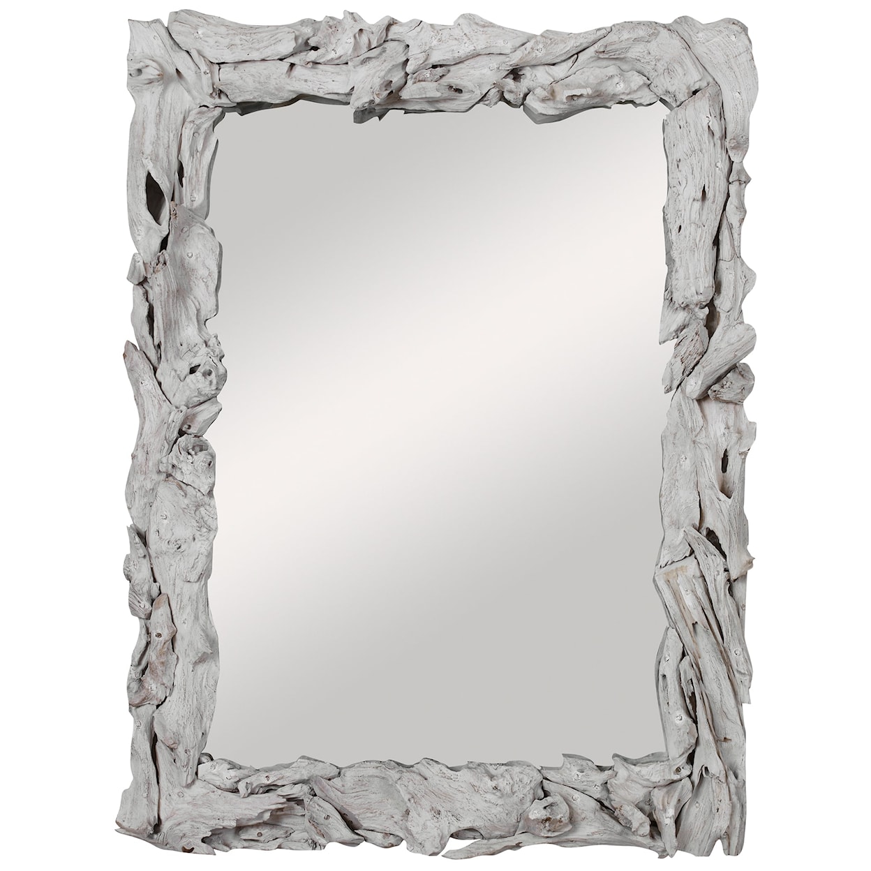 Uttermost Rio Rio Whitewash Teak Mirror