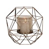 Uttermost Accessories - Candle Holders Myah Geometric Gold Candleholder