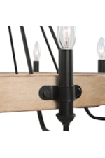 Uttermost Deschutes Farmhouse 8-Light Chandelier