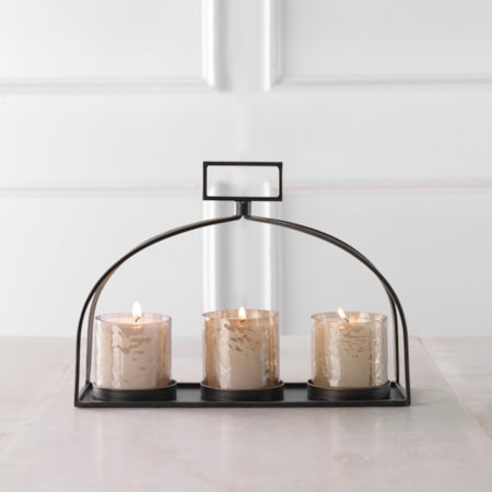 Riad Triple Candleholder