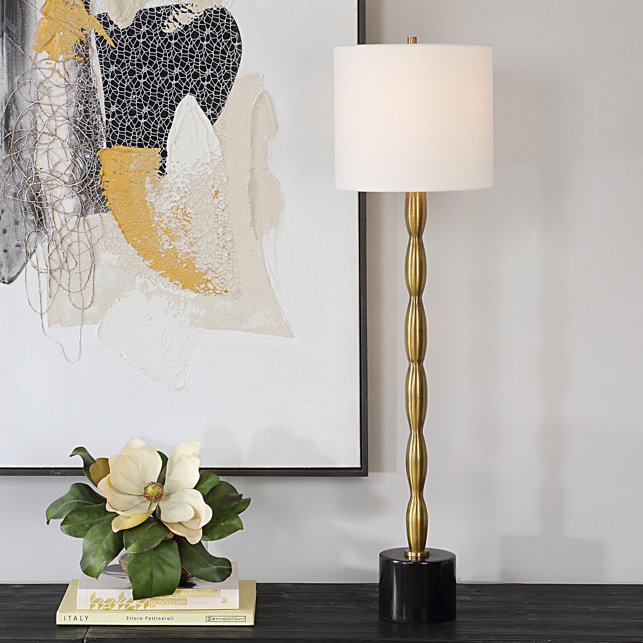 Uttermost Ezra Ezra Brass Buffet Lamp