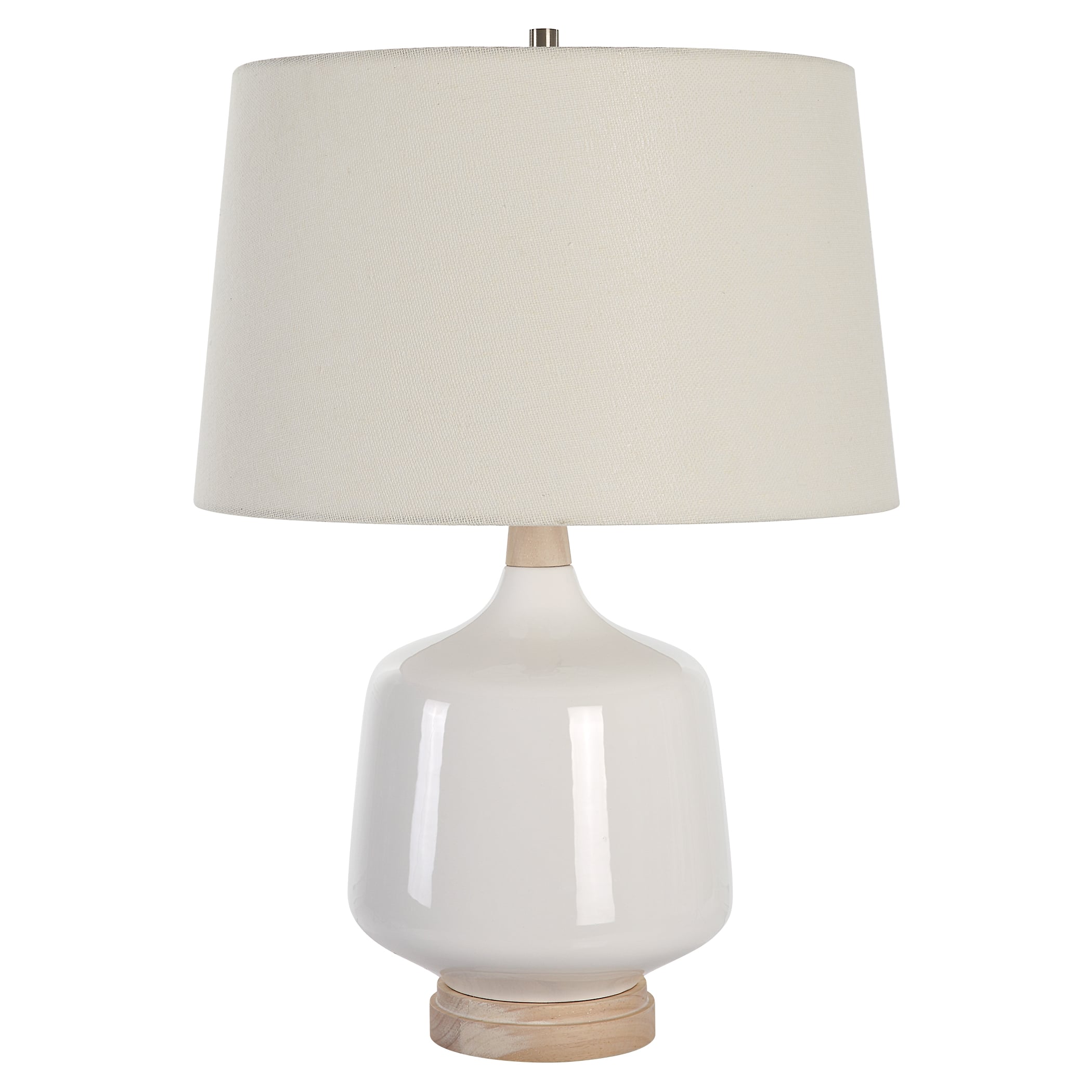 Opal Gloss White Table Lamp