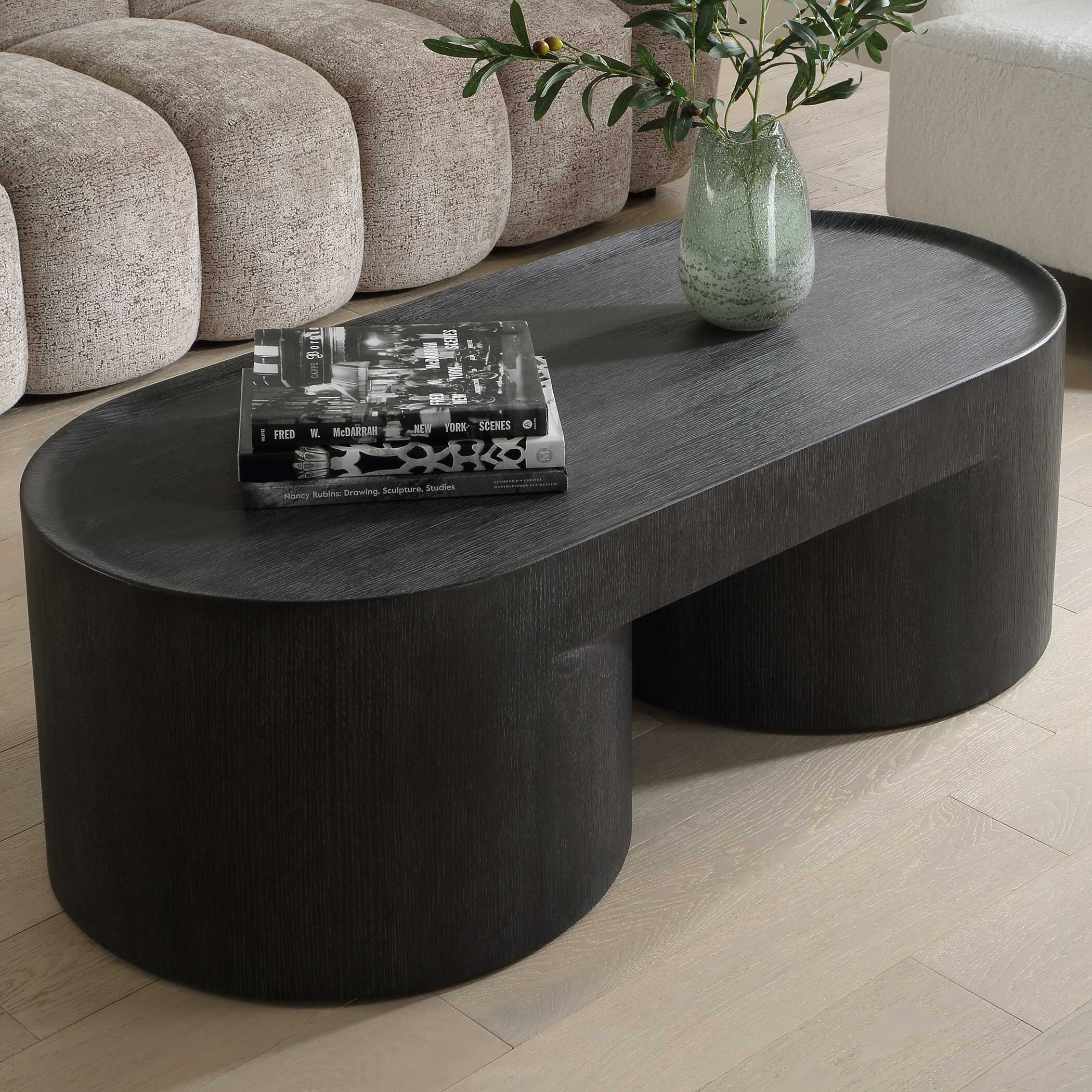 Uttermost Isbell Isbell Black Stained Coffee Table