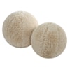 Uttermost Abide Abide Ball Sheepskin Pillows Set/2