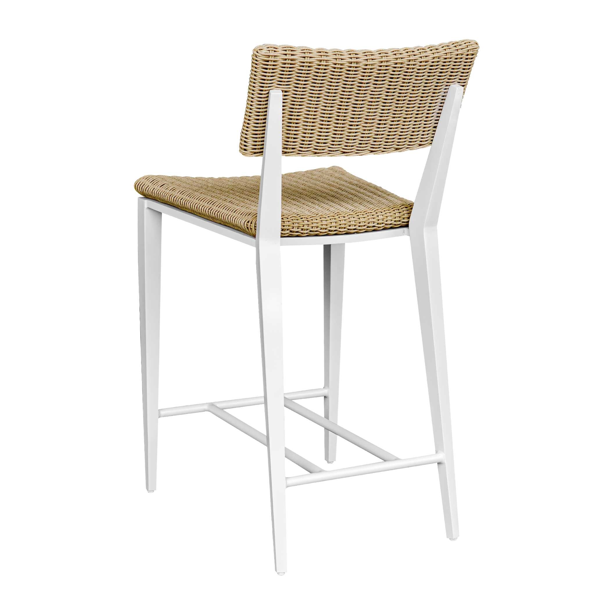 Uttermost Calbas Calbas White Outdoor Counter Stool