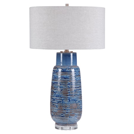 Magellan Blue Table Lamp