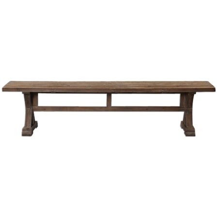 Stratford Salvaged Wood Bench