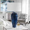 Uttermost Table Lamps Stargazer Cobalt Navy Table Lamp