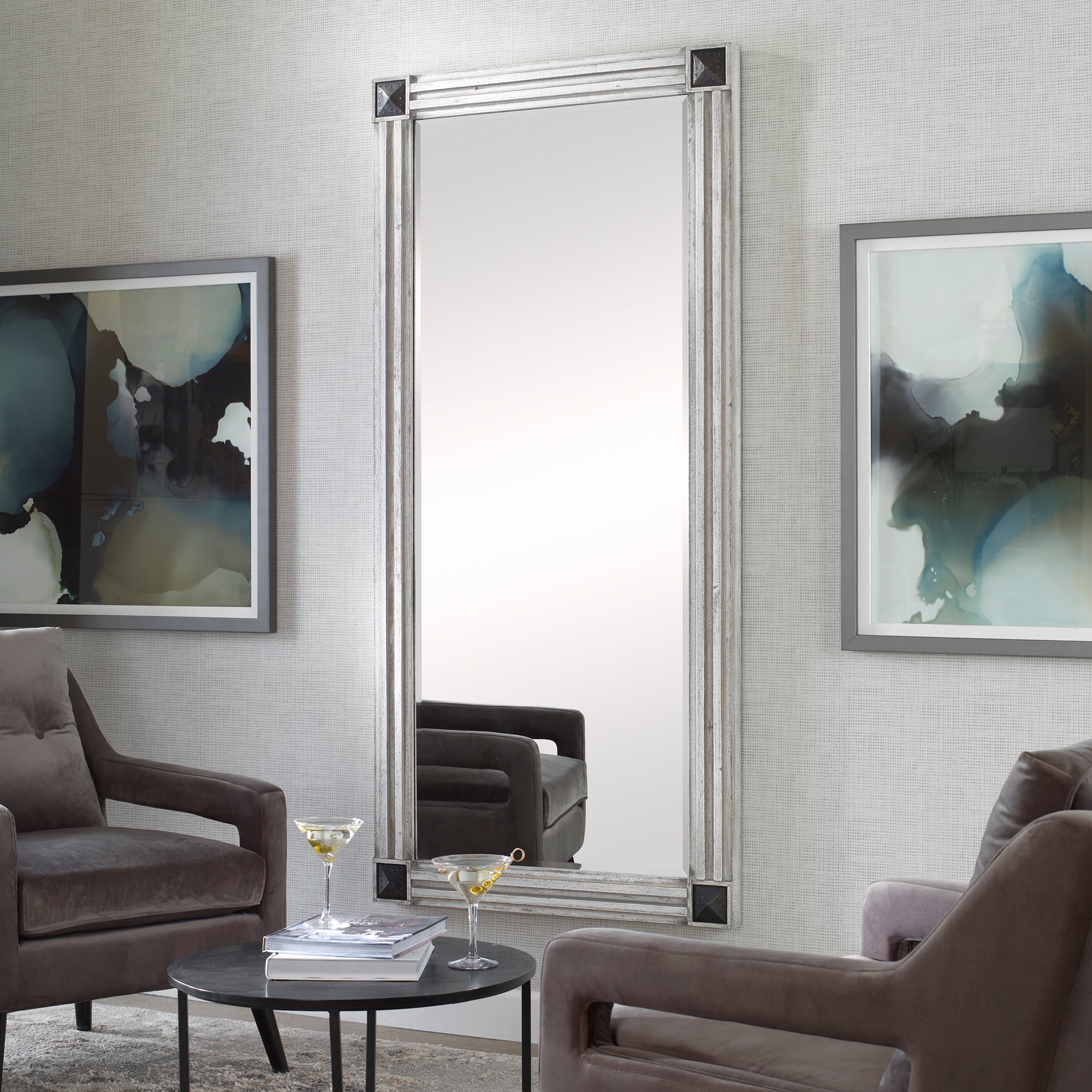 Uttermost Manor Manor Distressed Oversized Mirror