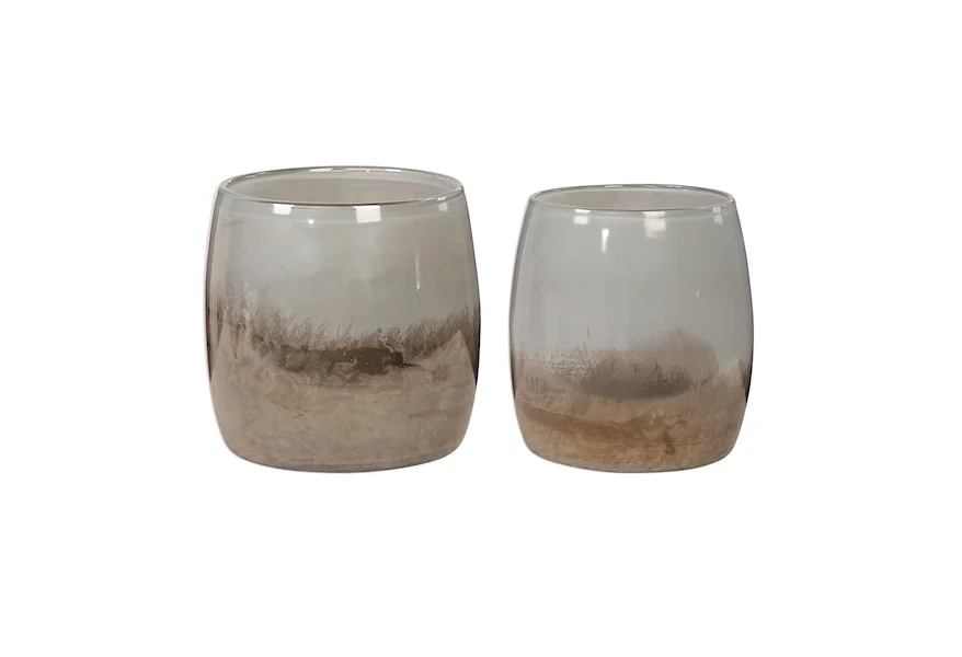 Accessories Tinley Blown Glass Bowls, S/2 by Uttermost at Town and Country Furniture 
