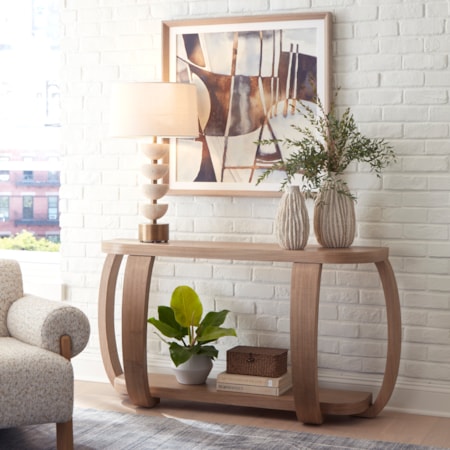 Adona Wood Console Table