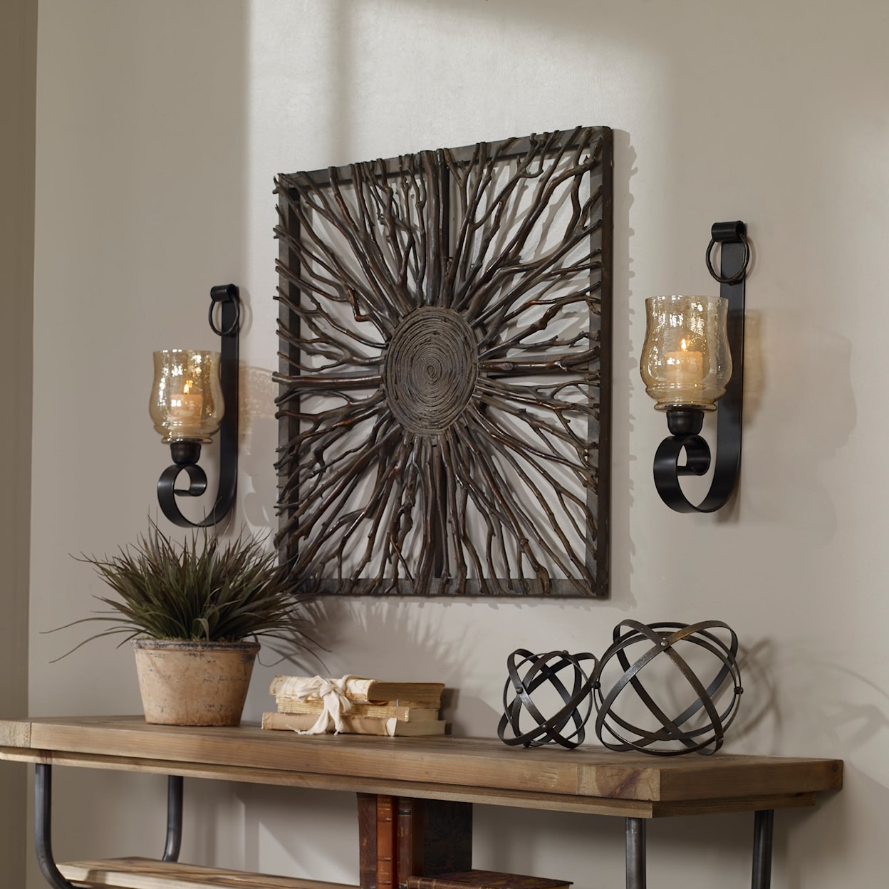 Uttermost Accessories Joselyn Small Wall Sconces Set of 2