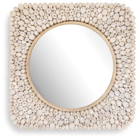 Merak Teak Mosaic Mirror