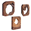 Uttermost Alternative Wall Decor Adlai Wood Wall Art, S/6