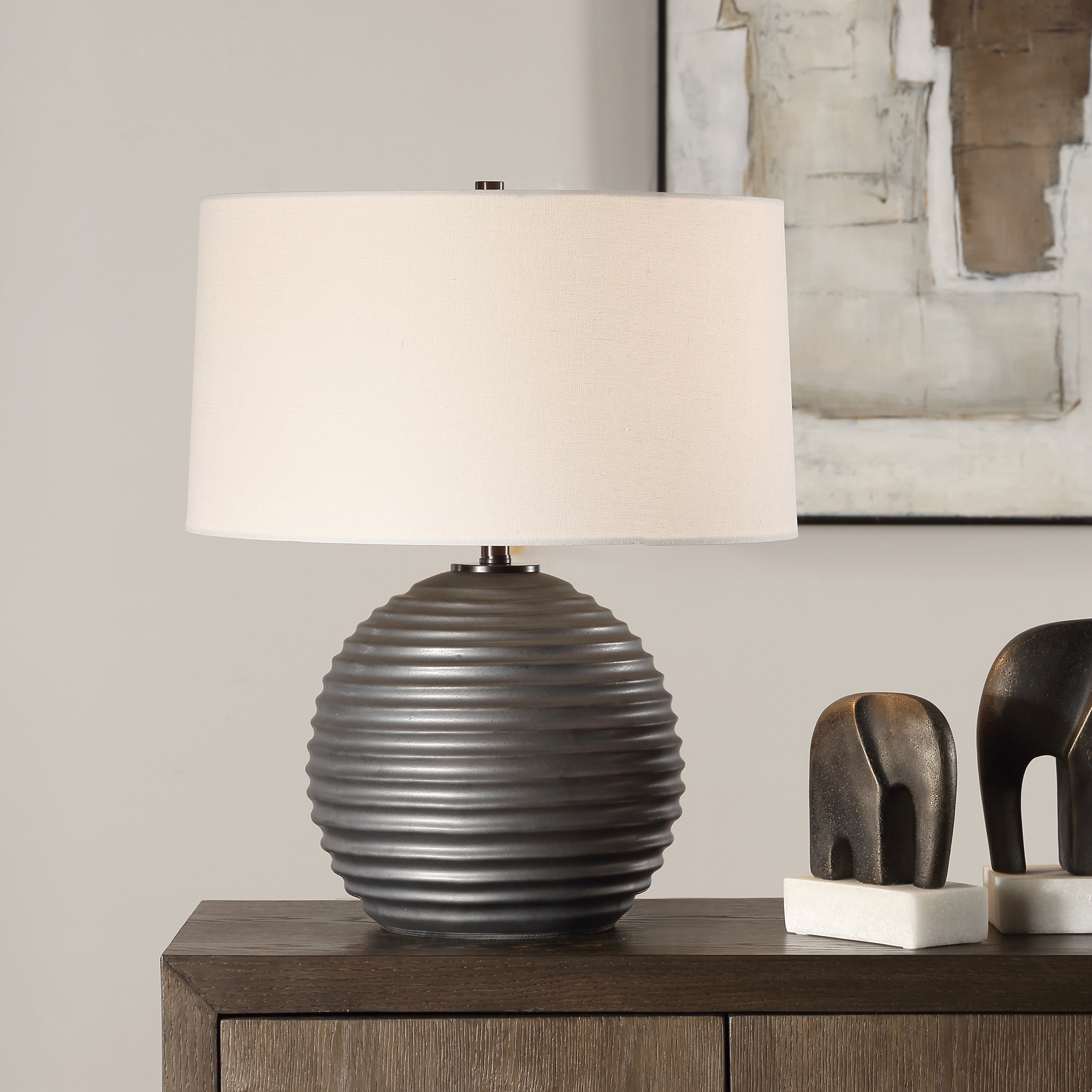 Uttermost Chelsom Chelsom Ribbed Table Lamp