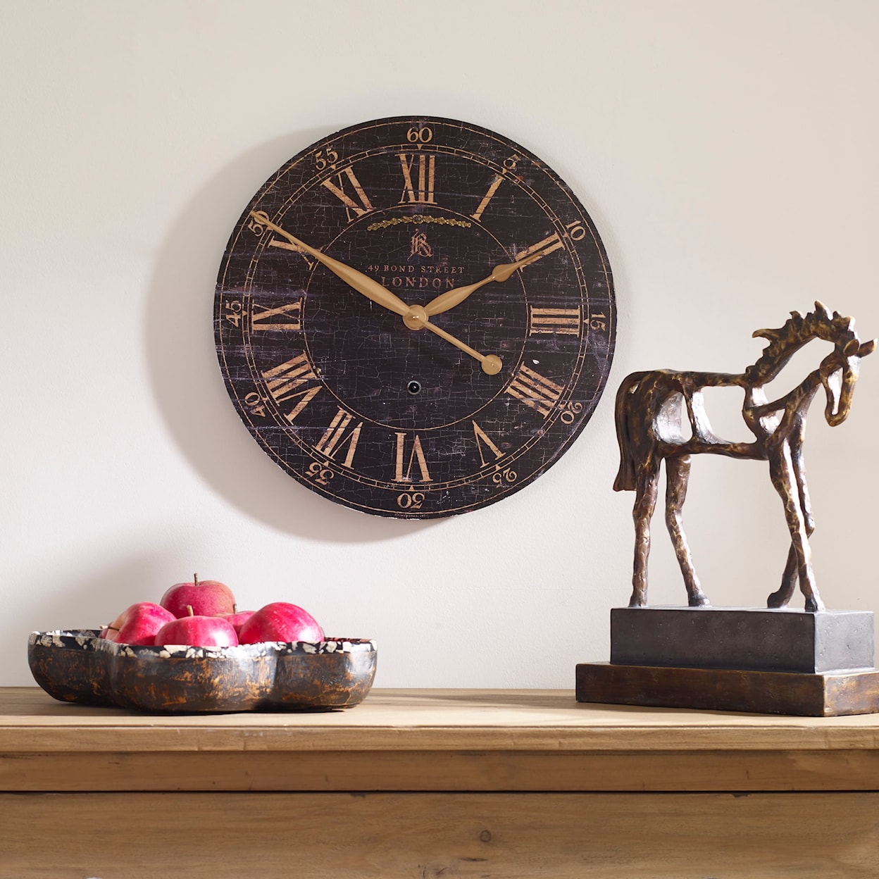 Uttermost Clocks Bond Street 18" Clock