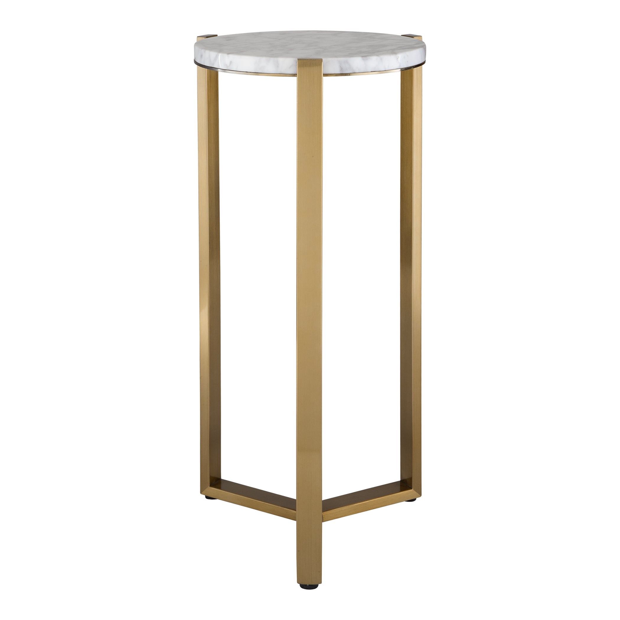 Pietra Carrara Marble Drink Table