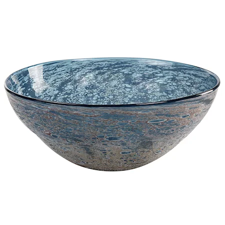 Genovesa Aqua Glass Bowl