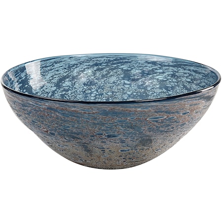 Genovesa Aqua Glass Bowl