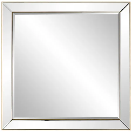 Lytton Gold Square Mirror