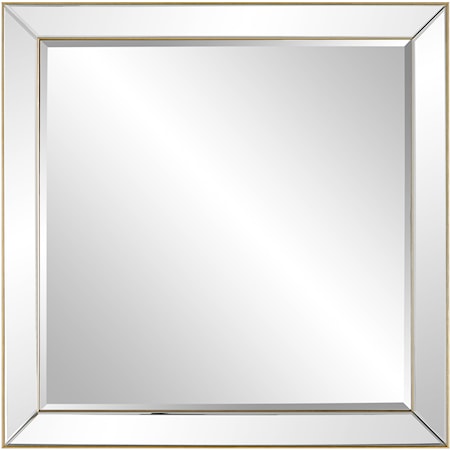 Lytton Gold Square Mirror