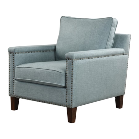 Charlotta Sea Mist Accent Chair