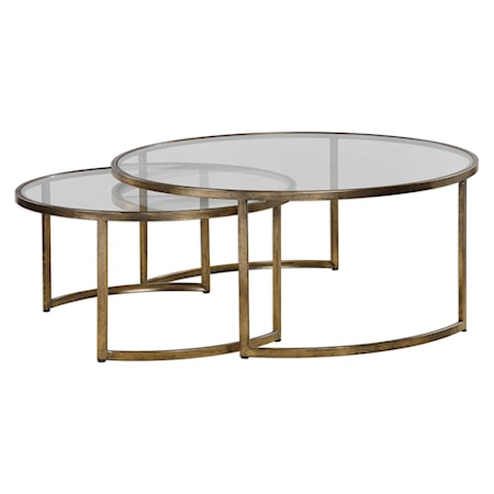 Rhea Nested Coffee Tables Set of 2