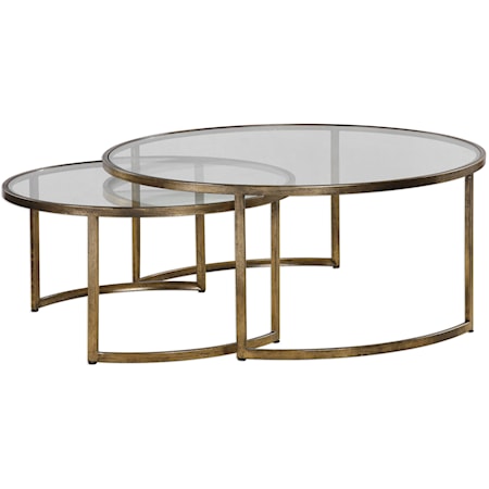 Rhea Nesting Coffee Tables By Uttermost