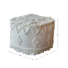 Uttermost Accent Furniture - Ottomans Uriah Ivory Pouf
