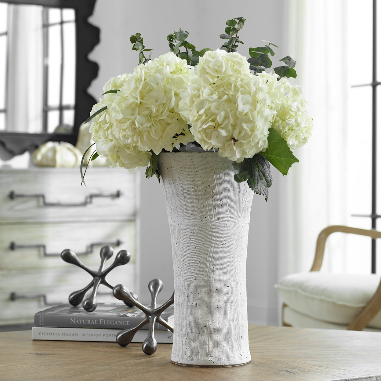 Uttermost Floreana Floreana Tall White Vase