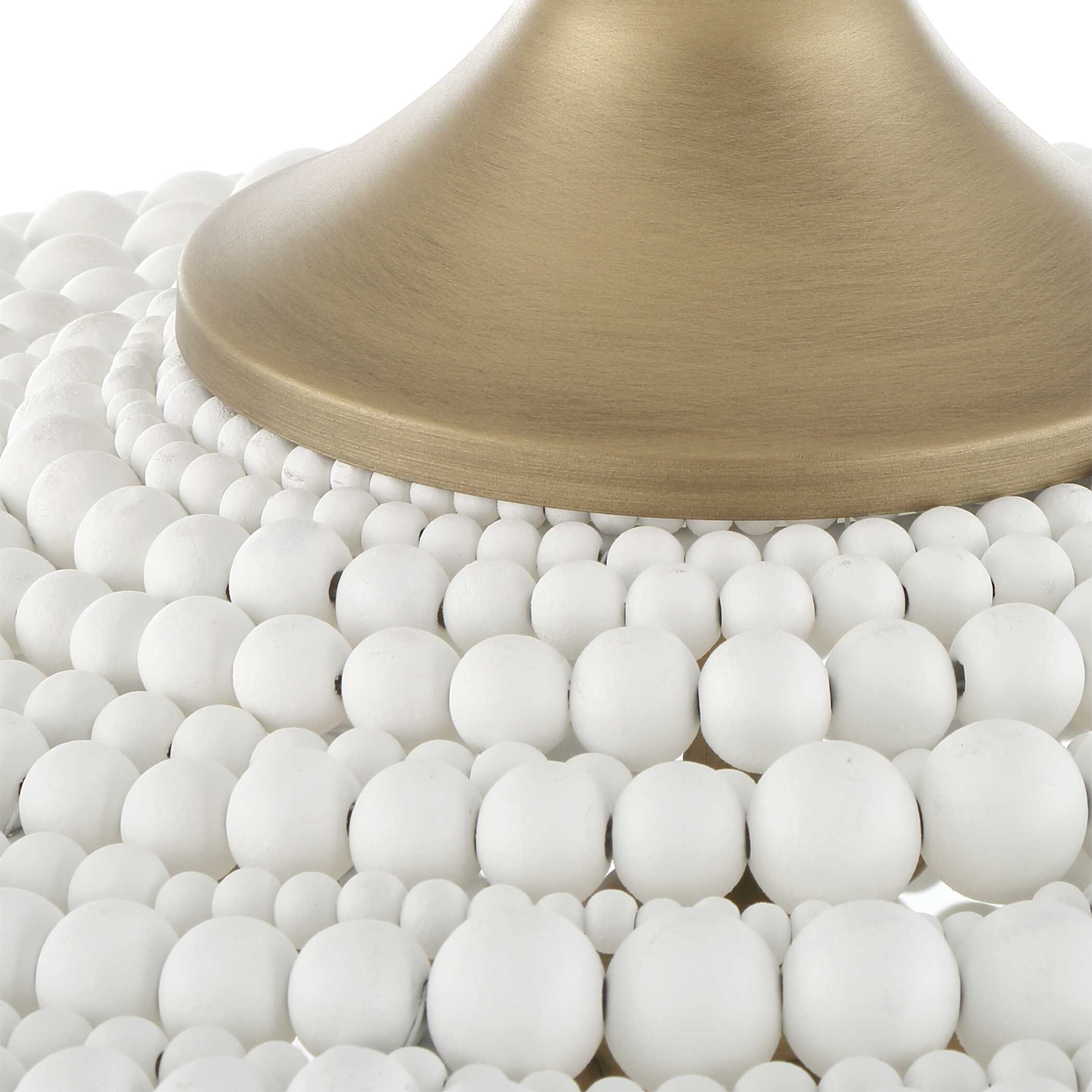 Uttermost Biddeford Biddeford 5 Light White Beaded Pendant