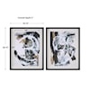 Uttermost Winterland Abstract Prints- Set of 2